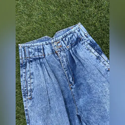 Jordache Vintage 1980s Studio Acid Wash High Waist Jeans