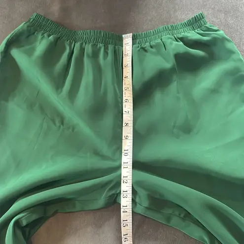 Women’s Green Lace & Chiffon 3 Piece Formal Pant Suit Mother of the Bride 16 NEW