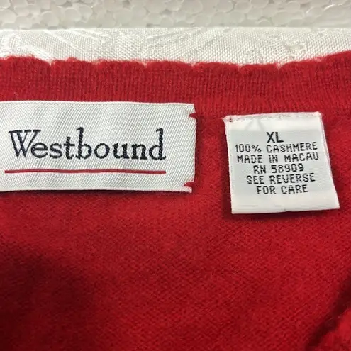 Westbound  cashmere  blouse XL