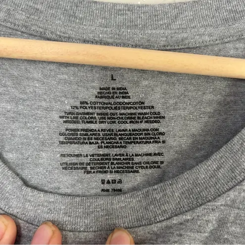 NWOT Gray Looney Tunes Graphic Pajama Dress Comfy Casual Bugs Bunny Large