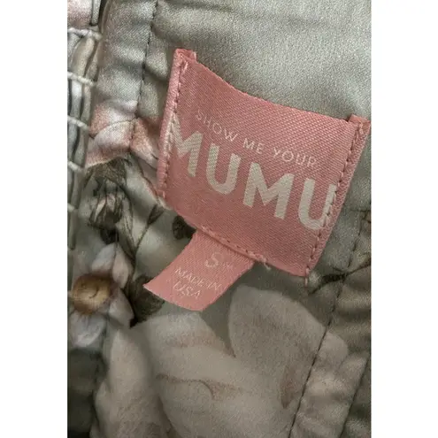 Show Me Your Mumu  Pauline Peplum Dress in Secret Garden S