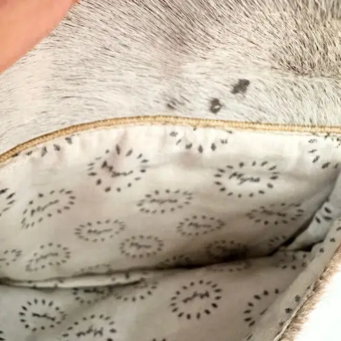 Myra Bags Cowgirl Western Mini Crossbody Saddle Genuine Leather Cowhide Hair Bag Tan