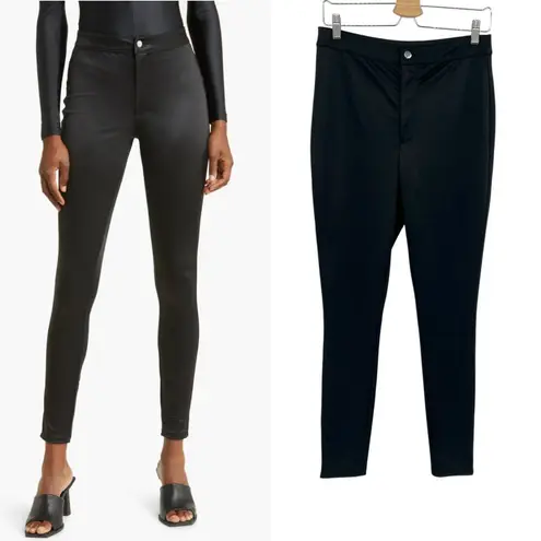 SKIMS Disco Pants Onyx Black Skinny Stretch Size Large