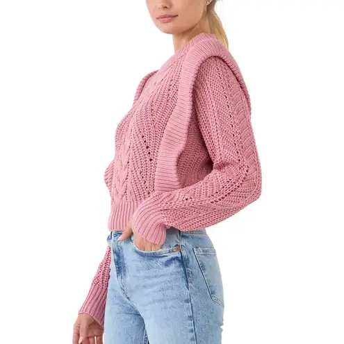 English Factory NWT Women's Knitted Sweater In Dusty Rose 3X