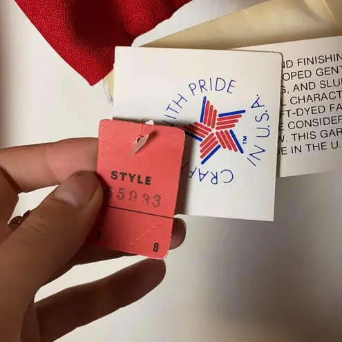 Frederick's of Hollywood NWT DEADSTOCK VINTAGE SEXY RED DRESS HOLIDAY CHRISTMAS