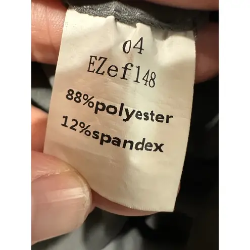 EFAN Square Neck Sleeveless Cropped Tank Top Green Polyester Spandex Size S