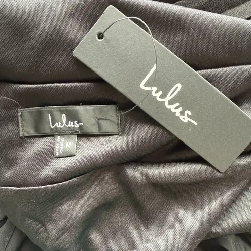 Lulus  Heavenly Hues Black Maxi Dress Size Medium