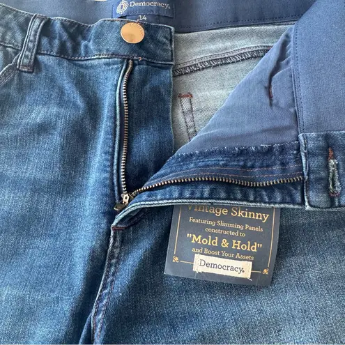Democracy “Ab”Solution High Rise Vintage Skinny NWT size 14 Luxe Touch Premium