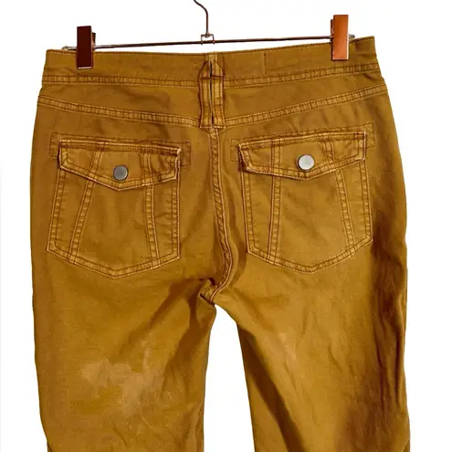 Pilcro Anthropologie The Yaya Crop Flare Pants in Bronze- PLEASE READ