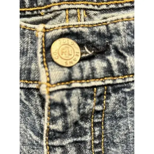 Vtg Ralph Lauren Polo Jeans Co. Saturday Jeans Sz 6x31 High Waist Jeans Flag Blue