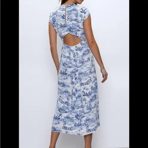 Babaton Hamptons Open Back Midi Dress