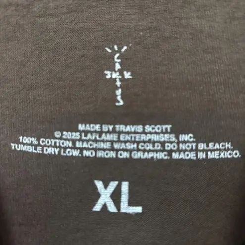 Cactus Jack Travis Scott Jackboys 2 Album B1 Pack Hip-Hop Long Sleeve T-Shirt Size XL