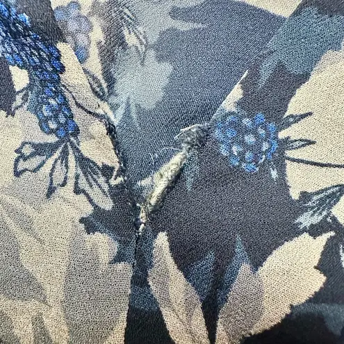 Shoshanna Alura Dress Size 8 Floral Navy Cocktail Wedding Guest