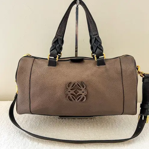 Loewe Fusta 2 Way Brown Leather Shoulder Bag