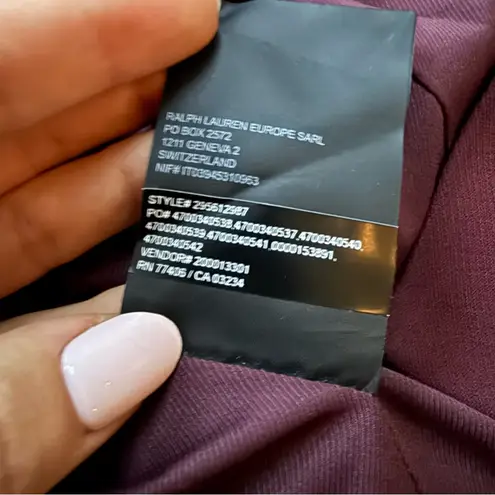 Club Monaco Burgundy Red One Button Blazer Jacket