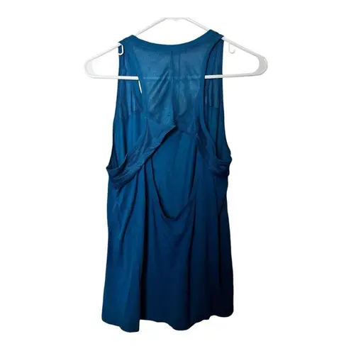 C9 Champion Champion C9 Blue Graphic Spin Open Back Athletic Sporty Sleeveless Tank Sz L