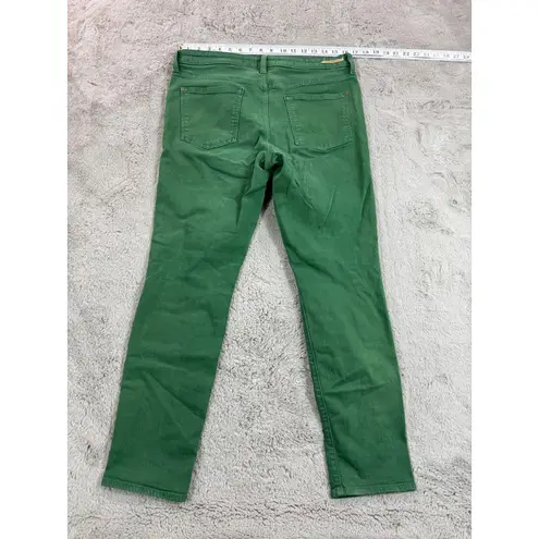 Pilcro and the Letterpress Green Denim Pants Size 31 Stretch Casual School