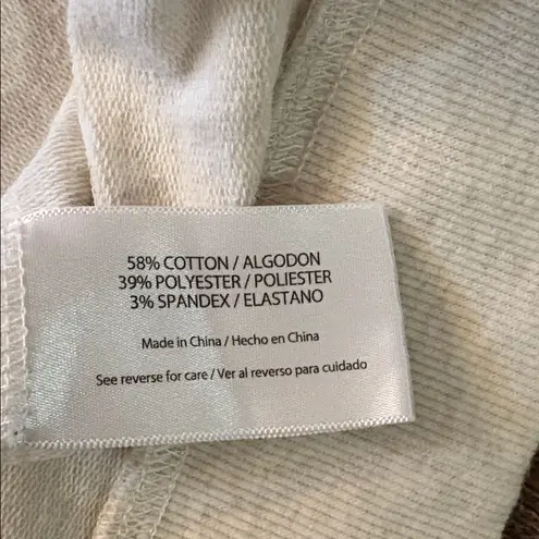 Wildfox  Oversized Sweatshirt XL Cream Pink Leopard Lips Slouchy Indie Lounge thumbnail 6