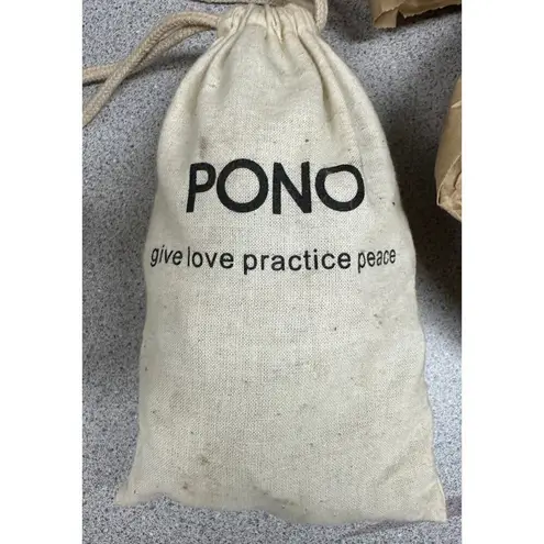 PONO by Joan Goodman Italian Resin Necklace Red Brown Tan 30"