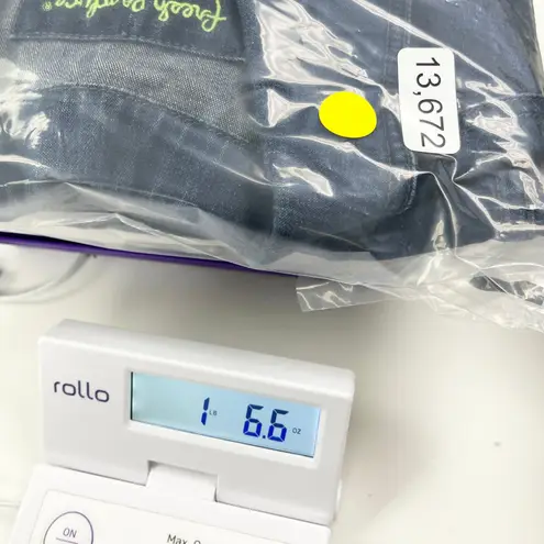 Fresh Produce Women Denim Jean Jacket Large Stretch Rhinestone Classic Heritage