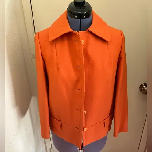 Vintage Orange CHRISTIAN DIOR Style Women's Jacket