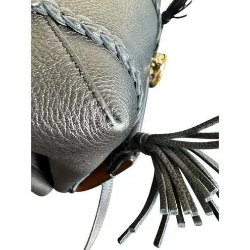 Chloé Chloe NWT Penelope Large Top-Handle Bag in Black Smooth Grained Leather