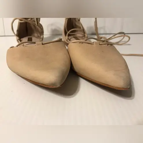 Louise et Cie suede pointy-toe ballerina flats shoes women size 7 1/2 M