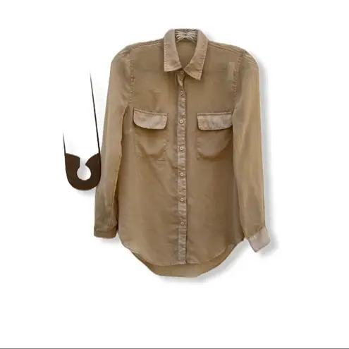 Love Culture ‎ Sheer Blouse Tan