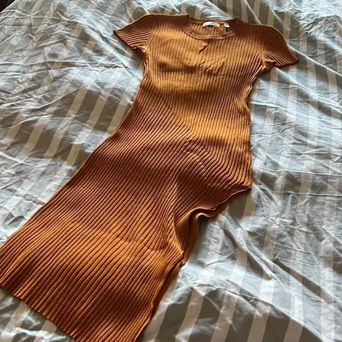 A.L.C. Rust/orange bodycon dress size L