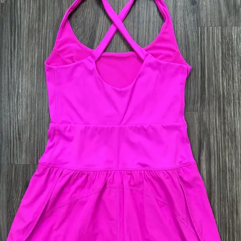 Serena Runsie Athletic Romper Pink Size Small 1 Piece Lined Performance Shorts