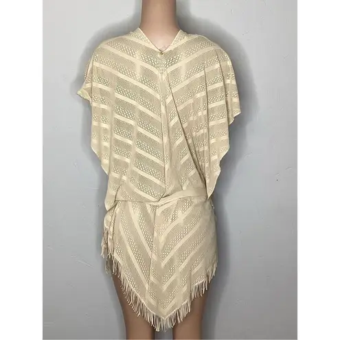 PilyQ New. PQ golden tan poncho cover-up. One size. Retails $134