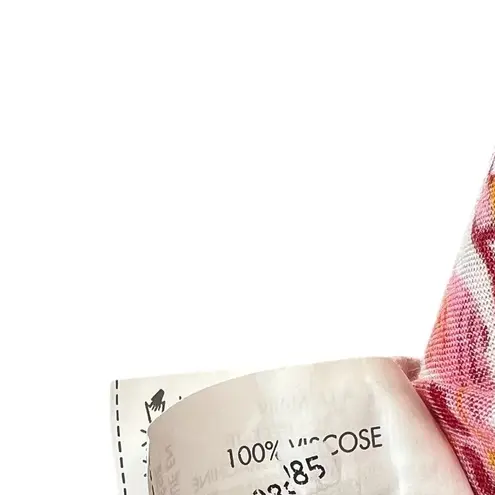 Poupette St Barth Clara Mini Dress Red Chagal Print Orange Pink Size Medium