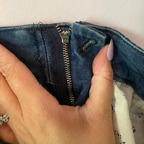 Pilcro Anthropologie Boho Flare Jeans High Rise Minimalist Women's size 28