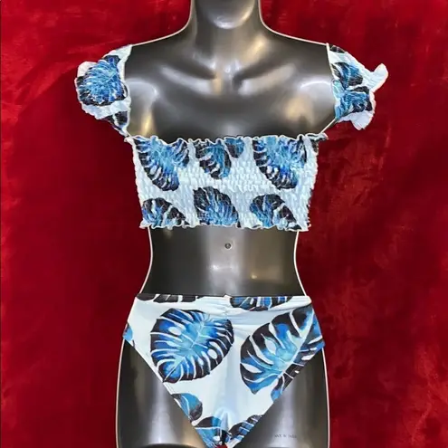 Haute Swimwear BLUE HAWAIIAN BIKINI size SMALL