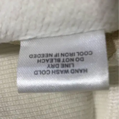 Evereve Sweatshirt Size Large Color Cream.