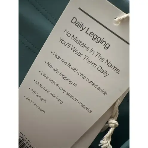 Vuori Women’s Daily Legging Drawstring Color Garland Green Size XS New $89