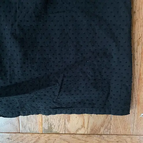 Black Puff Sleeve Square Neck Midi Sundress Size undefined