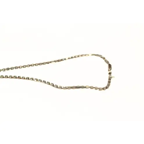 Vintage 90s Titanic “Hope Diamond” Necklace 18" Rhinestone Heart Blue