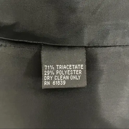 Rickie Freeman Teri Jon V Neck Ruffle Bow Dress Black Size 4