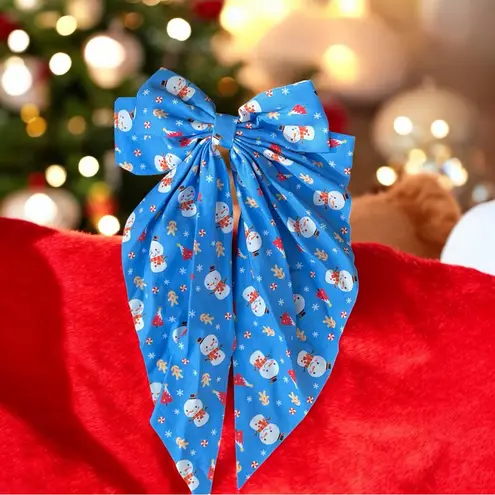Handmade Snowman festival Salior Hair Bow For Mamas or Teens