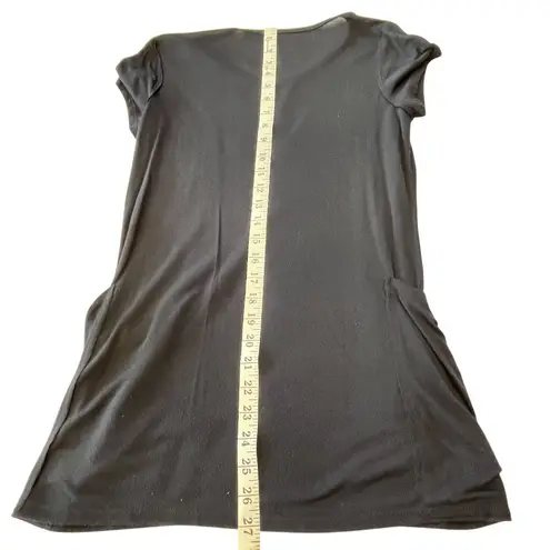 Calypso St. Barth Womens Navy Short Sleeve Top M 87n