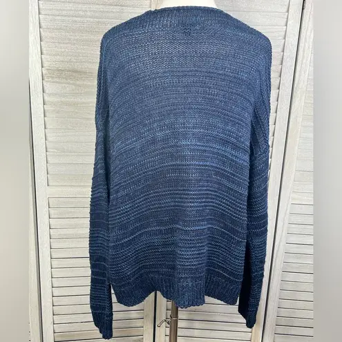 Universal Threads UNIVERSAL THREAD Open Front Cardigan Sweater Blue-Large