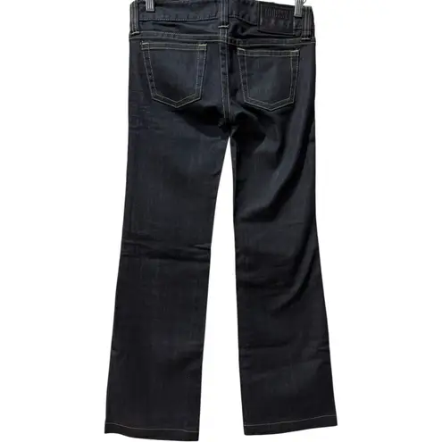 Rare MOUSSY Vintage Japan Jeans 25 Bootcut Low Rise Y2K Dark Wash Denim $360+ Blue