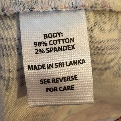 Spartina 449 Floral Puff Sleeve Button Front Cotton Dress Size XXL