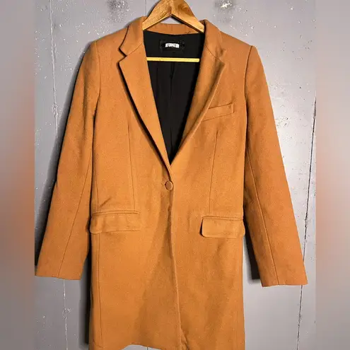 Reformation  Downing Coat in Camel.  Size Extra Small