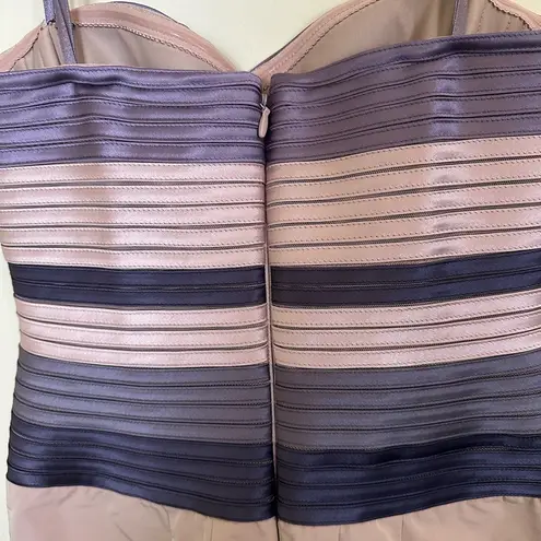 BCBG Maxazria Hana Strapless Corset Top Dress