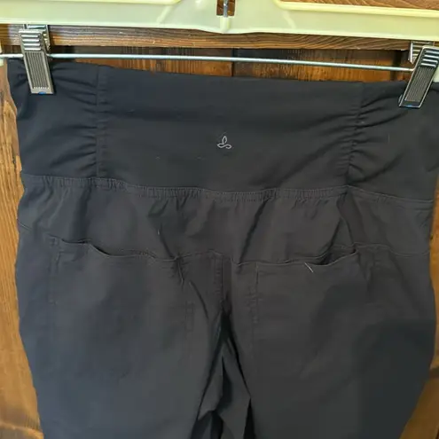 prAna BLACK MID RISE SUMMIT JOGGER PANTS SZ XSmall