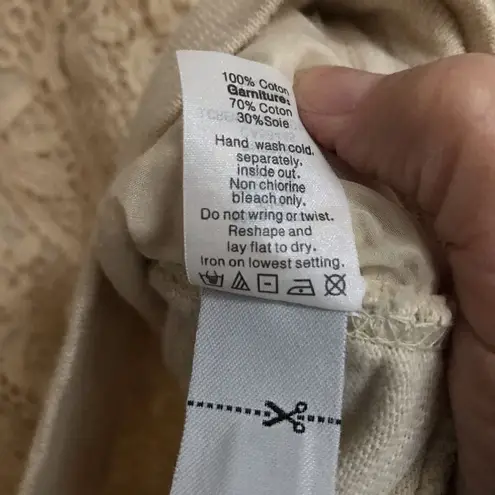 J.Crew  crocheted front crewneck sweatshirt S