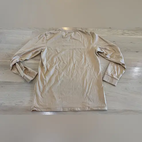 Dutch bros change the world long sleeve tan size large