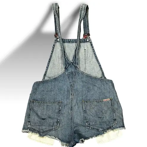 Hudson Jeans Vintage Y2K Hudson Florence Denim Cutoff Shortalls in Immortal Fray Size XS